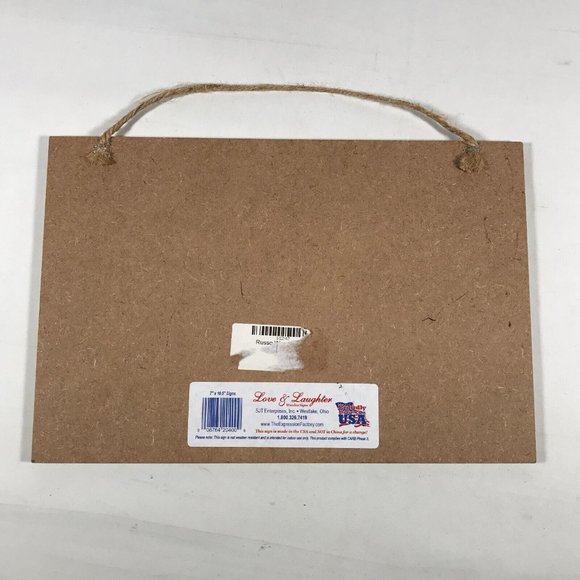 Dean Russo Dachshund All You Need is Love & A Dog Wood Sign 7x 10.5 Made in USA - Picture 3 of 4